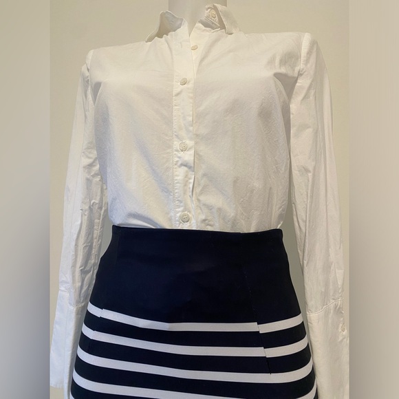 Zara Dress shirt with bow cut outs. Size small - Picture 3 of 6